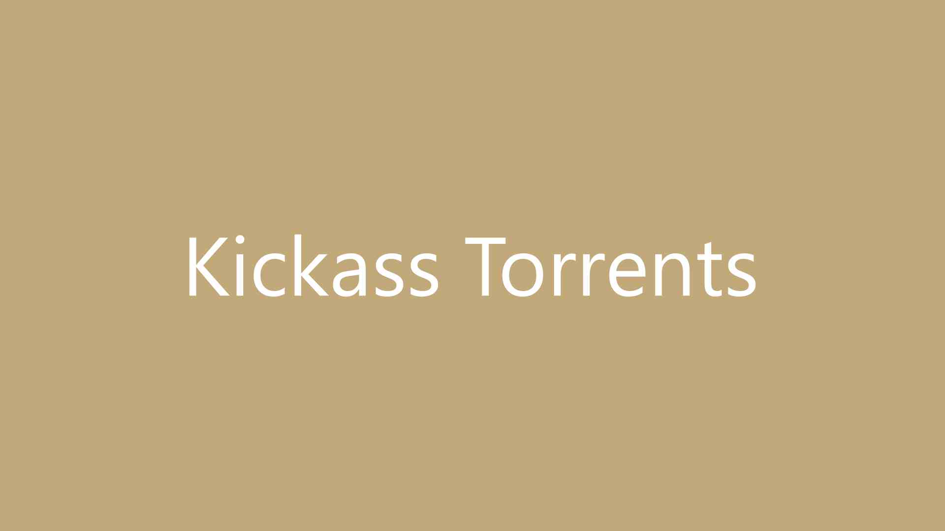 Kickass torrentz2